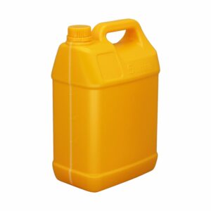 HDPE plastic can for storing chemicals; capacity 5000ml