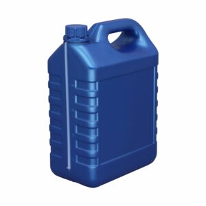 HDPE plastic can for storing chemicals; capacity 5000ml