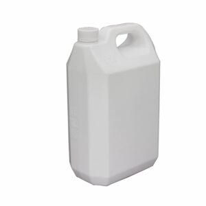 HDPE plastic can for storing chemicals; capacity 5000ml