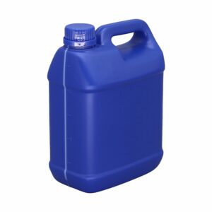HDPE plastic can for storing chemicals; capacity 5000ml