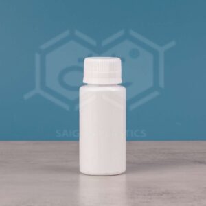 50ml White Porcelain PET Plastic Bottle