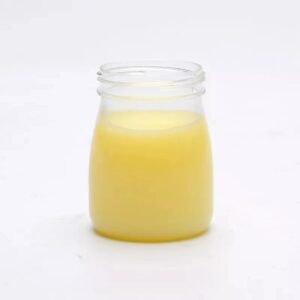 HDPE plastic jar for yogurt; capacity 150ml