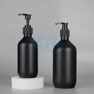 Round PET Shampoo/Shower Gel Bottle; Capacity 300ml – 500ml