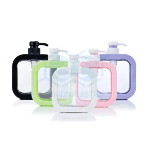 Square PET Shampoo/Shower Gel Bottles (300ml – 500ml)
