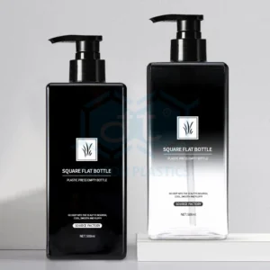 Square PET Shampoo/Shower Gel Bottles (300ml – 500ml)