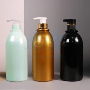 750ml Electroplated PET Cosmetic Bottle