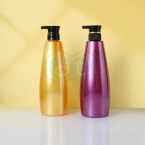 750ml Tall Electroplated PET Cosmetic Bottle