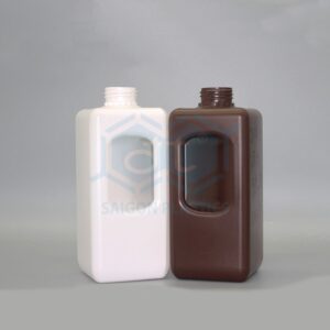 HDPE plastic bottles for chemicals; capacity 500ml - 3000ml