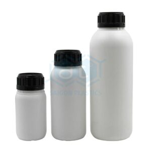 HDPE plastic bottles for agricultural chemicals; capacity 500ml - 3000ml