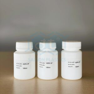 100ml HDPE Plastic Bottle for Pharmaceutical Tablets