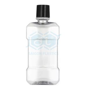 PET plastic bottle for mouthwash; capacity 300ml - 500ml