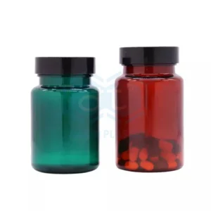 PET plastic bottles for containing pills - pharmaceutical liquid medicine; capacity 60ml - 150ml