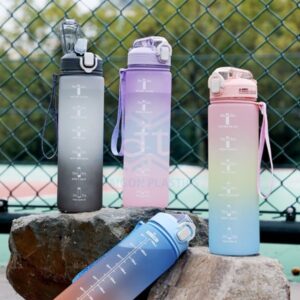 PP plastic water bottle; capacity 500ml - 1000ml