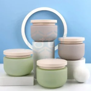 2-layer PET plastic cream jar; capacity 250ml - 1000ml