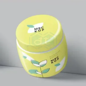 Pet plastic cosmetic jar; capacity 250ml - 1000ml