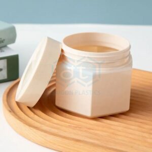 Wide mouth pet plastic jar for cosmetics/skin cream; capacity 500ml - 1000ml
