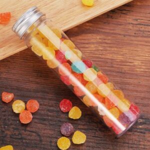 Tall pet plastic food bottles; capacity 200ml - 500ml