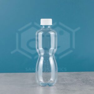 350ml clear PET plastic bottle