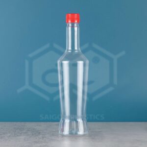 600ml clear pet plastic bottle